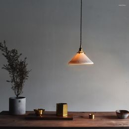 Pendant Lamps Loft Industrial Lamp LED Light Fixtures Ceramics Nordic Vintage Lights Bedroom HangLamo Dining Cafe Lampara Colgante