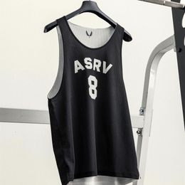 Mens Tank Tops 메쉬 가역 가능한 남성 보디 빌딩 체육관 운동 피트니스 빠른 건조 소매 소매 셔츠 스포츠 남성 달리기 조끼 블랙 화이트 230509