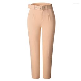 Women's Pants Designer Spring And Summer High Waist Casual Trousers Slim Suit Women's Autumn Professional