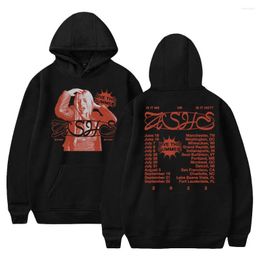 Men's Hoodies Ashe Merch World Tour Hoodie Sweatshirt Men Women Hooded Pullover Style Y2k Clothes