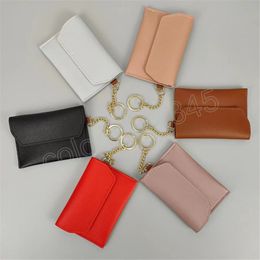 Fashion Women Mini Hasp Card Holder Wallet Coin Purse Card Case PU Leather Small Card Holder Pouch Card Bag Red Key Wallet