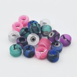 Novelty Games Fingerboard Wheels for Professional Finger Skateboard Swirl Colour with Hign Speed Bearing 230509