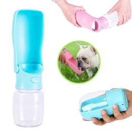 Feeding Portable Dog Water Bottle Foldable Puppy Large Dogs Travel Bowls Outdoor Pet Cat Drinking Water Feeders Bottles Pet Supplies