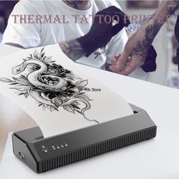 Portable Multifunctional Bluetooth Mobile Thermal Tattoo USB Printer Transfer Paper Title Text Picture Printing