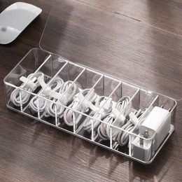 Hooks & Rails Charger Wire Management Cable Storage Box Power Strip Case Anti Dust Socket Organizer Network Line Bin