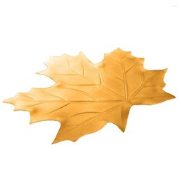 Table Mats Placemat Easy To Clean Imitation Leaf Insulation Pad Home