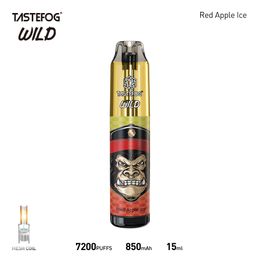 Popular In Europe Disposable Vape Pen Tastefog Wild 7000 Puff 2% 15ml 850mAh Rechargeable Battery 10Flavors Wholesale Price