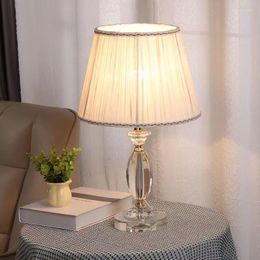 Table Lamps Crystal Desk Lamp Light Luxury Bedside Bedroom Livingroom Elroom