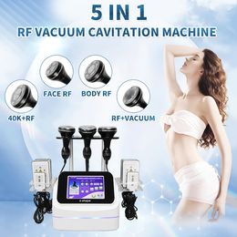 Newest Slimming Machine 5 In 1 Ultrasonic Cavitation RF Vacuum Radio Frequency Lifting Lipo Laser Body Sculpting Tightening Fat Removal Beauty Machine