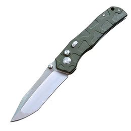 High Quality M6716 Outdoor Folding Knife D2 Satin Drop Point Blade CNC G10/Stainless Steel Sheet Handle Ball Bearing EDC Pocket Knives