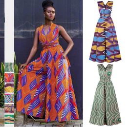 Ethnic Clothing Fashion Ladies African Clothes Many Styles Wear Dashiki Maxi Dress Sleeveless Plus Size Dresses for Women Robe Africaine 230510