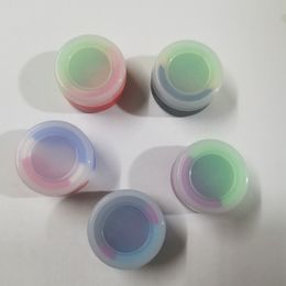 Personal Accessories Cheap 5ml 9ml 26ml silicone container dab wax puck storage jars Colourful silicone clip case