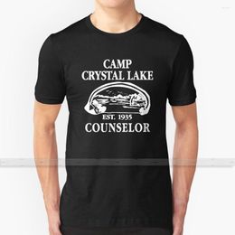 Мужские футболки Camp Camp Crystal Lake Copemy Copy Design Print для мужчин Женщины хлопковые футболка Cool Tee Big Size 6xl Funny Vintage Retro