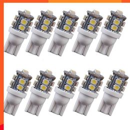 New 10pcs Car Led Light T10 W5W 168 194 1210 10 SMD LED 3528 SMD Color for Car Auto Led White blue Side Wedge Light Lamp Bulb DC 12V