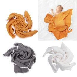 Blankets & Swaddling Baby Hairball Swaddle Wrap Soft Cotton Muslin Receiving Blanket Bath Towel Born Pography Props Infant Shower Gifts