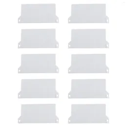 Curtain 10 PCS Vertical Blind Vane Saver White Blinds Replacement Spares Bottom Weights Plate Drapes