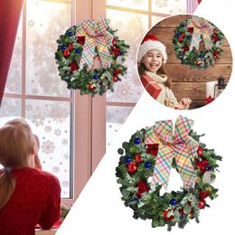 Decorative Flowers Winter Door Wreaths Christmas Decorations Dead Branches Vine Ring Pendant Cane Garland Outside For Porch