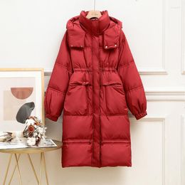 Women's Trench Coats Winter Women's Cold Coat Parkas Super Jackets Hooded Long Padded Jacket Wholesale Clothing Fashion