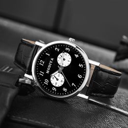 Fashion Leather Watch Waterproof Men Watches woman watch Chronograph Quartz Wristwatch mens designer watch