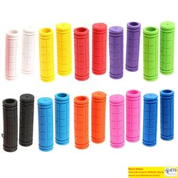 Party Favour Rubber Bike Handlebar Grips Cover BMX MTB Mountain Bicycle Handles Antiskid Bicycles Bar Grip Fixed Gear