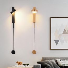 Wall Lamps Nordic Style Led Mirror Lights On The Industrial Dressing Table Bedside Loft Indoor Lighting Home Decor Fixtures