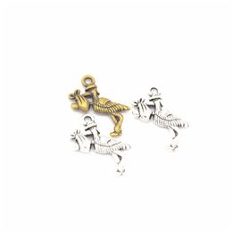 Charms 300 Pcs /Lot Woodpecker Pendant Bird Doctor 23X17Mm Good For Diy Craft Jewelry Making Drop Delivery Findings Components Dhg8N