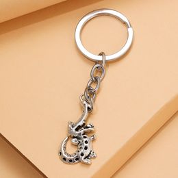 Keychain Alligator Crocodile Pendants DIY Men Jewelry Car Key Chain Ring Holder Souvenir For Gift