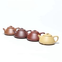 Teaware 130cc Small Yixing Zisha Teapot Handmade Purple Clay ZiNi DuanNi QingshuiNi Shipiao Tea Pot