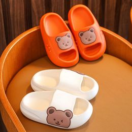 Slipper Kids Shoes Slippers For Girls Home Shoes For Boys Summer Beach Flip Flops Sandals Fashion Bear Eva Platform Soft Cloud Slipper 230510