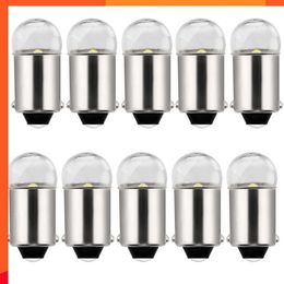 New 10Pcs T11 BA9S 3030 1SMD Led T4W Car Interior Dome Map Light Licence Plate Reverse Parking Lights Bulb Auto Door Lamp White 12V