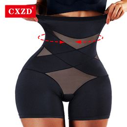 Womens Shapers CXZD Women High Waist Trainer Body Shaper Panties Tummy Belly Control Slimming Shapewear Girdle Underwear 230509