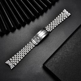 Watch Bands PAGANI DESIGN Original Factory Stainless Steel Solid Jubilee Strap Watchband Width 20MM Length 220MM for PD1661 PD1662 PD1651 230509