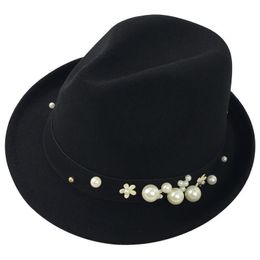Korean Autumn and Winter British Hat Fashion Retro Felt Top Hat Small Curled Edge Men's and Women's Conical Top Jazz Hat Trend