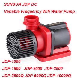 Heating SUNSUN JDP DC Variable Frequency Wifi Water Pump Large Flow Adjustable Submersible Pump for Aquarium Fish Tank 10000L/H