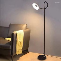 Floor Lamps Italian Light Luxury LED Lamp Black Living Room Desk Reading Minimalist Sofa Side Vertical Fishing