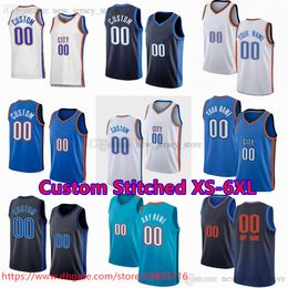 Custom Stitched XS-6XL Basketball Jersey 7 ChetHolmgren 3 JoshGiddey 2Gilgeous-Alexander JalenWilliams OusmaneDieng JaylinWilliams TreMann DarioSaric Jerseys