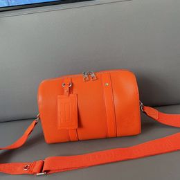 Cylinder Single Shoulder Handbag Couple Style Crossbody Bag KEEPALL Single Man Bags Totes Bags Shoulder Portable Diagonal Portable Travel Bags
