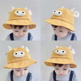 Hats Trendy Baby Hat Summer Korean Children's Sunshade Fisherman Boy Girl Cute Thin Basin