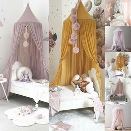 Crib Netting PUDCOCO Kids Baby Bed Canopy Bedcover Mosquito Netting Princess Curtain Bedding Dome Tent Double King Size Fly Insect Protection 230510