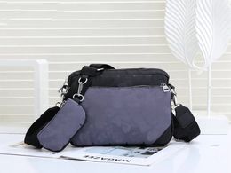 Wallets for men women Designer Fashion brand logo black men shoulder bag 25-19-9cm handbags without box shopping bags