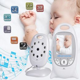 Video Baby barn Monitor Camera VB601 Wireless Babysitter 2 Way Talk Night Vision IR LED Temperatur Babi Nanny Camera 8 Lullabies