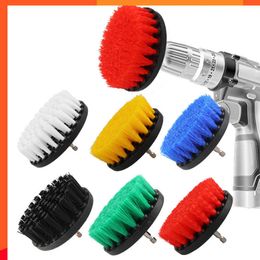 New 4 Inch Nylon Power Brush Tile Drill Brush for Car Detailing Wash Kitchen Bathroom Polisher Auto Cleaning Tools Car Accessories