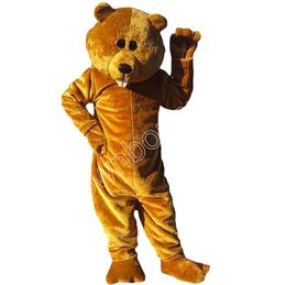 New Adult Brown Bear Mascot Costume Carnival performance apparel Anime Halloween AdCharacter Outfits