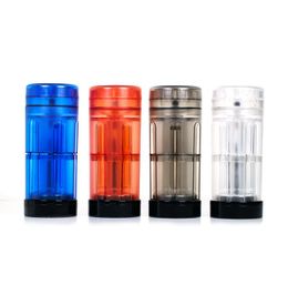 Smoking Pipes Cross border new plastic cigarette grinder with integrated 6-tube cigarette filling system