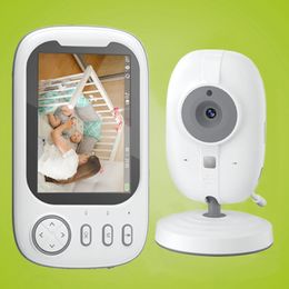 Monitor de bebê de vídeo de 3,5 polegadas com câmera Proteção sem fio Nanny Cam Temperatura Electronichophone eletrônico choro bebês alimentação