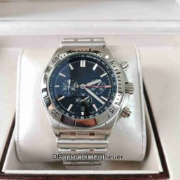 Hot Selling Mens Watch Top Quality 42mm Chronomat B01 Series 42 AB0134101K1A1 Chronograph Workin Sport Watches Green Dial Stopwatch VK Quartz Men's Wristwatches