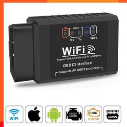 1*V1.5 WiFi OBDII ELM327 OBD2 Auto Scanner for IPhone Android PC Vehicle Problems Engine Diagnostic Scan Code Readers