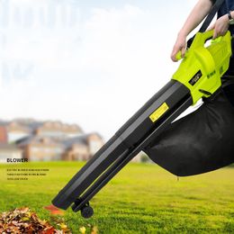 Electric Leaf Suction Machine Blade Crusher Blowing Dust Collector Outdoor Garden Leaf Blower 3800W 220V 14000rpm High-Power Blower Blowing Ash