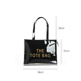 Marca PVC sacola reutilizável sacos de compras bolsa para mulheres eco amigável verão praia bolsas trabalho casual personalizar 230510