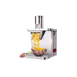 Commercial Vegetable Dicing Machine Multi Functional Electric Slicer Electric Carrot Potato Cucumber Granular Cube Cutting Machine